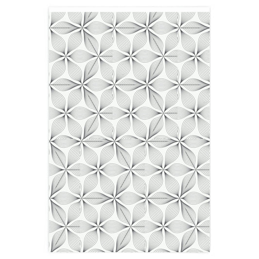 Floral Kaleidoscope in B&W