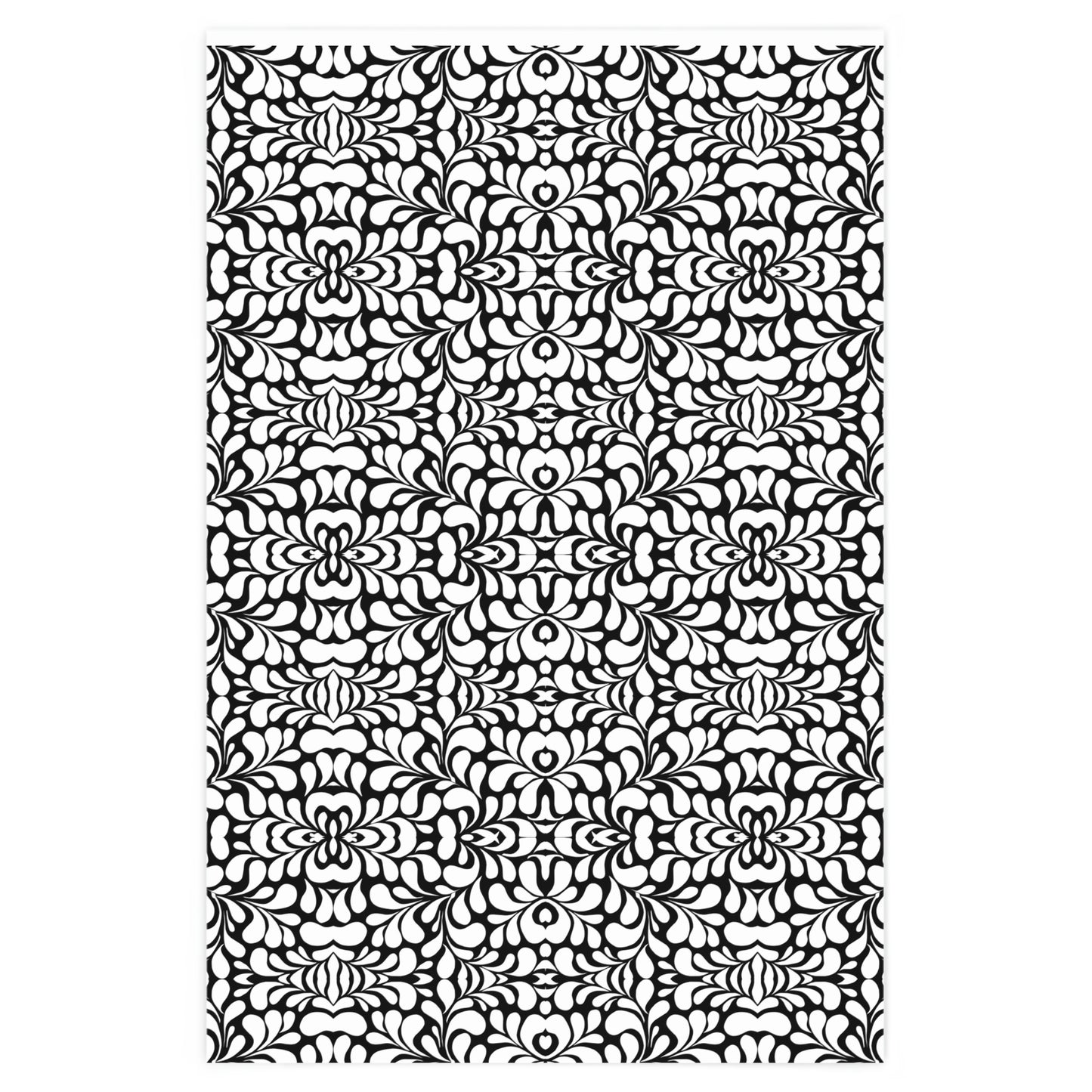 Floral Filigree in Black & White