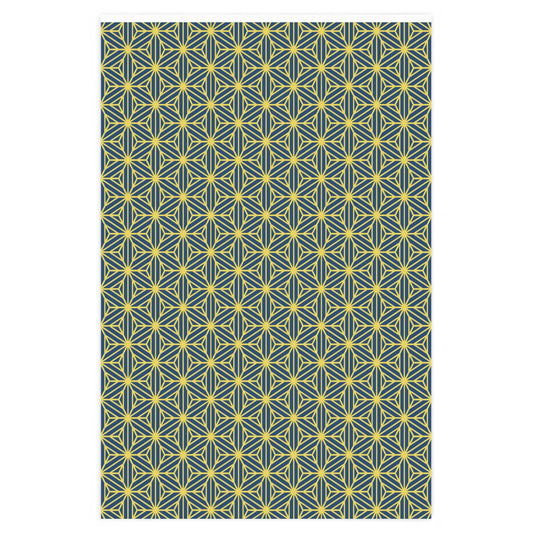 Kaleidoscope of Blue & Yellow Stars