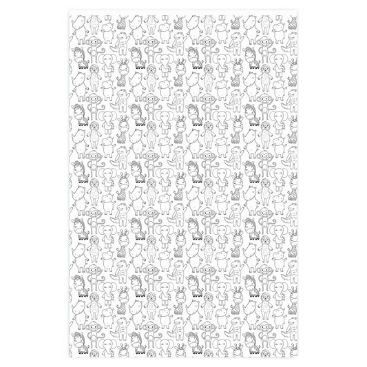 Illustrated Animal Graphic for Children