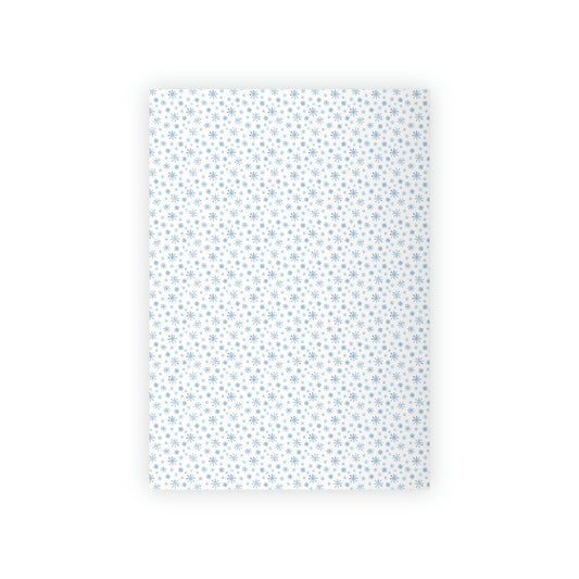 A Blue Christmas Snowflake