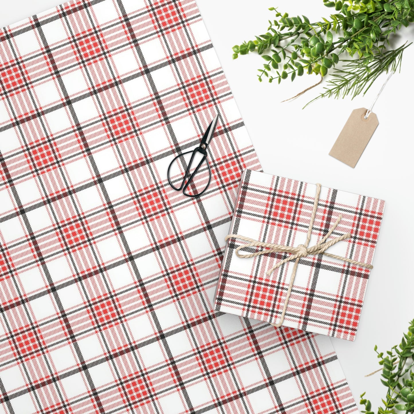 Plaid Gift Wrap